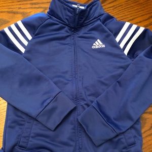 Toddler adidas blue track jacket